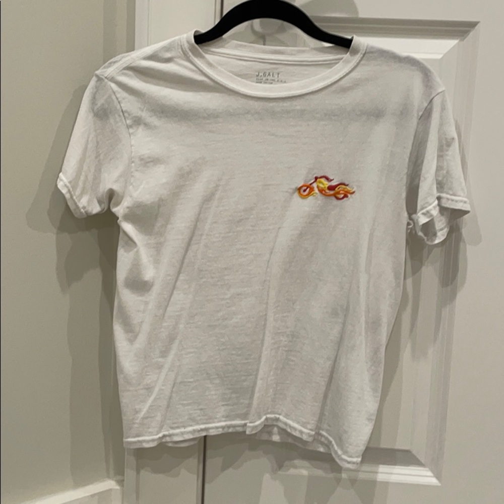 Brandy melville tshirt with minor distressing